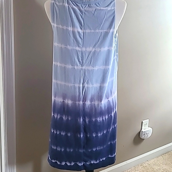 LE Verde Med Blue Ombre  Dress - Picture 2 of 2